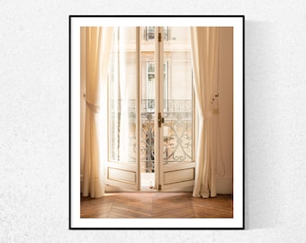 Paris Fotografie, Nachmittagslicht in der Pariser Wohnung, Paris Fotografie Druck, Pariser,französisch, jagendes Licht, Geschenk für die Frankophilen