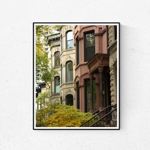 Chicago photography, Chicago Apartments in the Fall, Chicago Walkup, brownstone apartments, Chicago architecture, wall art, chicago art