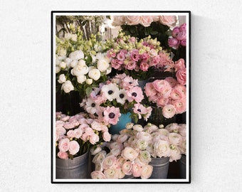 London Photography, Spring Flower Shop, London in the Spring, Pink Flowers in London, Rebecca Plotnick