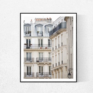 Paris Photography, Marais Paris Morning, St Paul, soft blue and grey tones, French Decor, Paris Wall Art, Gift for Francophile