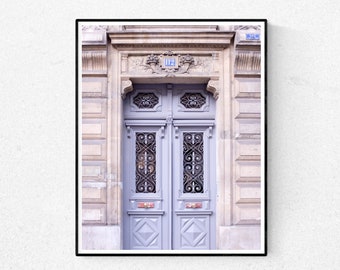 Paris Fotografie, lila Tür in Paris, Paris Tür Foto, Paris Purple Tür Foto, frankophiler Geschenk, Paris Print, Galerie Wandkunst