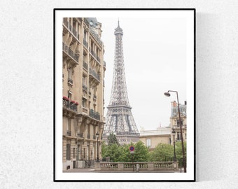 Paris Photography, Eiffel Tower View, Paris in the Springtime, Paris Wall Art, Paris Home Decor, Print Shop, Francophile Art, Architecture