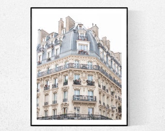 Paris Photography, Left Bank Parisian Balcony, Saint Germain des Prés, French Decor, Paris Wall Art, Paris Photography Print