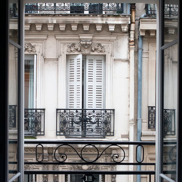 Paris Photography, Parisian Window in the Morning, Bedroom Scene, Paris Photography Print, Parisian,French, Gift for the Francophile