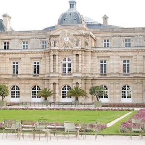 Paris Photography, Luxembourg Gardens in Spring, A Year in Paris, Spring in Paris, Luxembourg Gardens, Paris Landscape Print