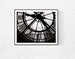 Paris Photography, A moment in Paris, black and white photography, Living Room Art, Clock at the Musee D'Orsay, black and white Paris print 