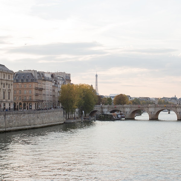 Paris Photography, Sunset Strolls on The Seine, Paris, Eiffel Tower Paris Photo, Parisian, Paris Wall Art, Landscape, Sunset, Architecture