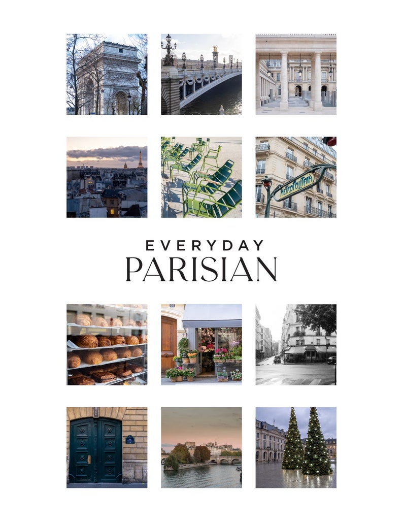 Paris Calendar, A Year in Paris Calendar 2024, Francophile Gift, Paris Through the Season, Rebecca Plotnick, Everyday Parisian, Holiday Gift image 3