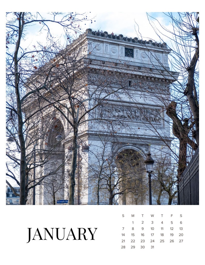 Paris Calendar, A Year in Paris Calendar 2024, Francophile Gift, Paris Through the Season, Rebecca Plotnick, Everyday Parisian, Holiday Gift image 4