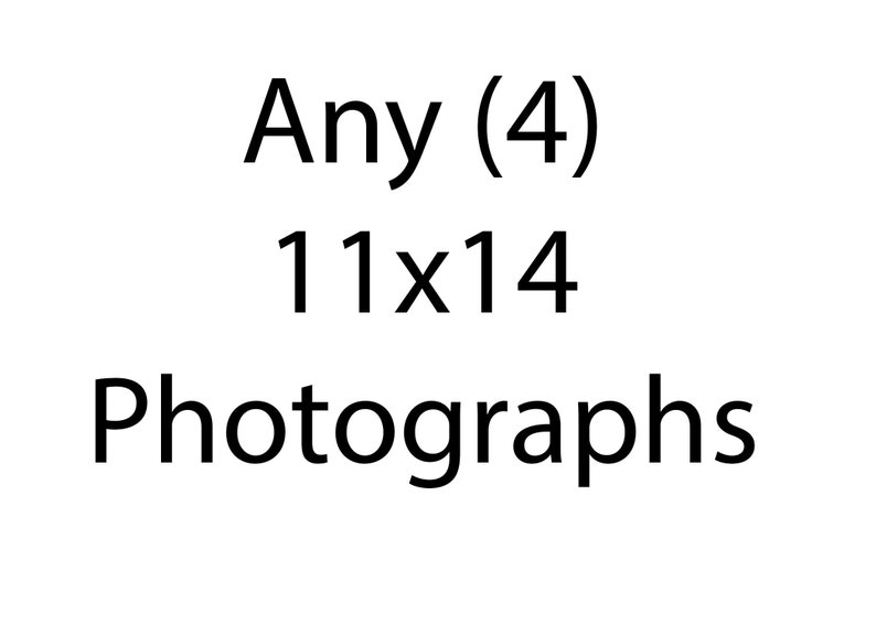 Photography ,Any Four Travel, Nature, Black and White 11x14 Photographs, buy more save more, discounted print set image 1