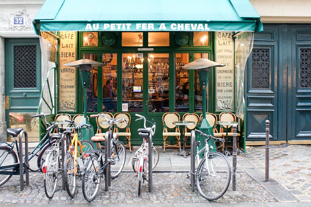 Best Seller, Paris Cafe in the Marais, Winter in Paris, Cafe Photo, Art ...