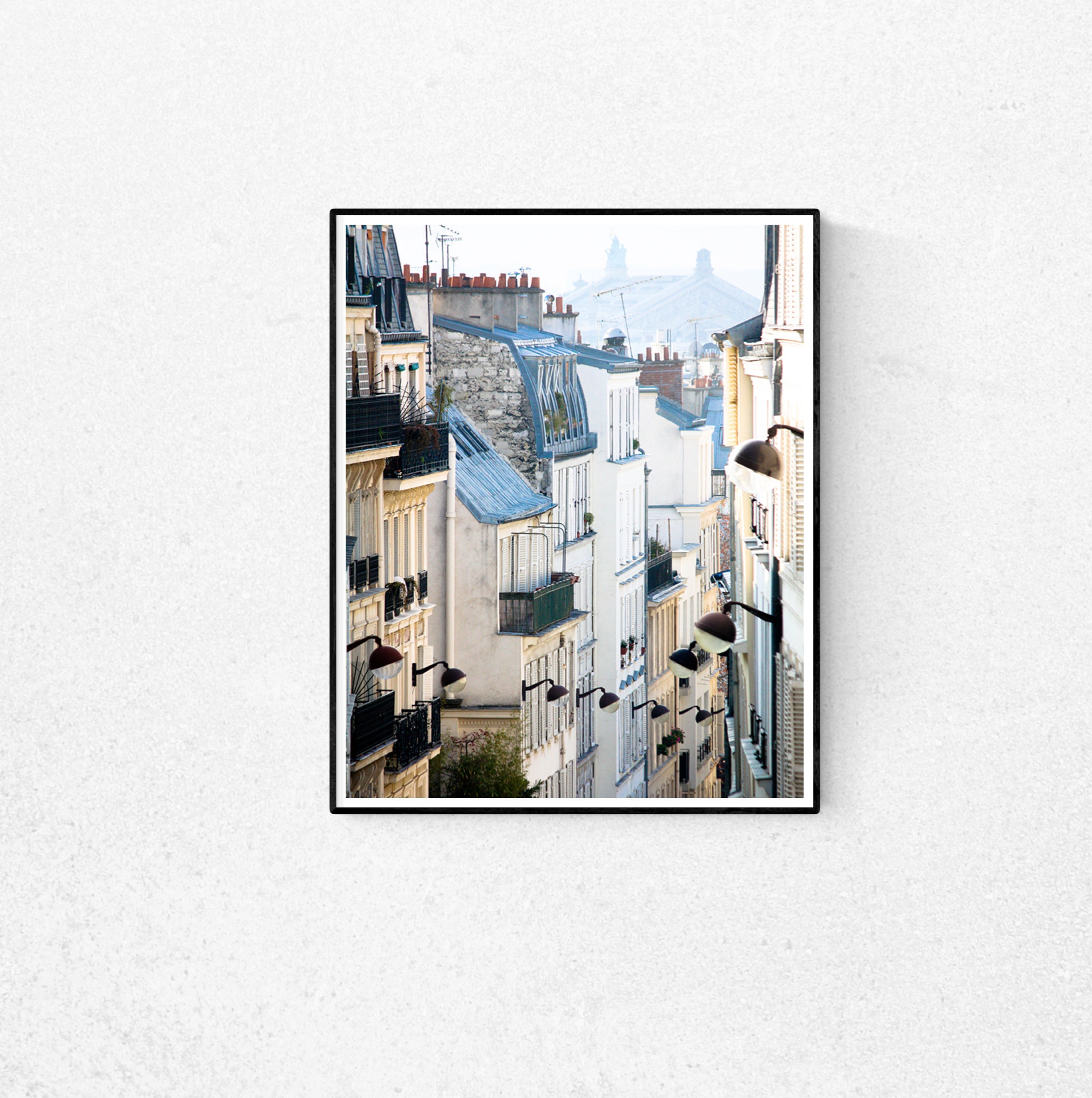 Paris Photography, Romantic Rooftops of Montmartre, Best Seller, Paris Print, Francophile Gift, Paris Wall Art, Paris Bedroom Art
