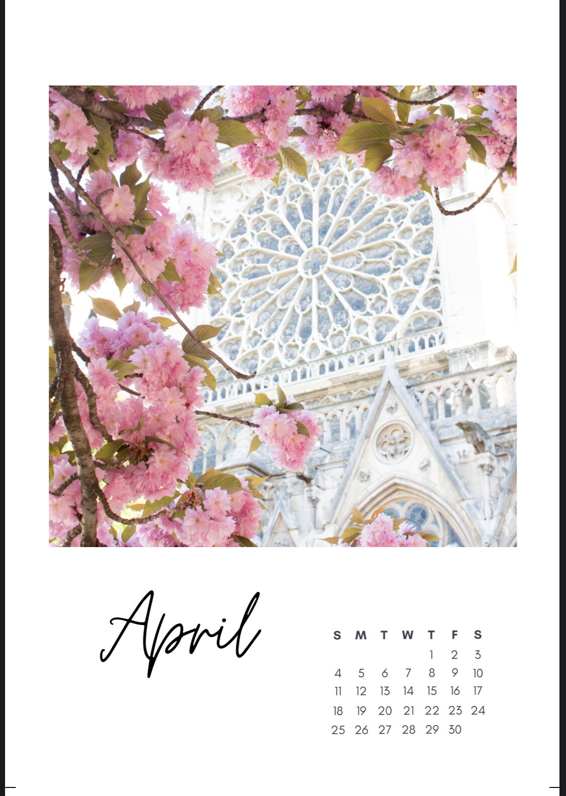 Paris Calendar A Year in Paris Calendar 2021 Francophile Etsy
