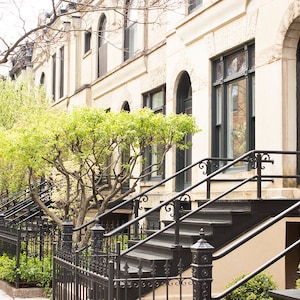 Chicago Photography, Chicago Apartments in the Spring, Chicago Walkup, brownstone apartments, Chicago architecture Lincoln Park, chicago art