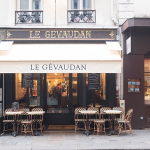 Paris Photography, The Left Bank Paris Café, Parisian Café, French Kitchen Art, Paris Restaurant, Everyday Parisian, Paris Landscape