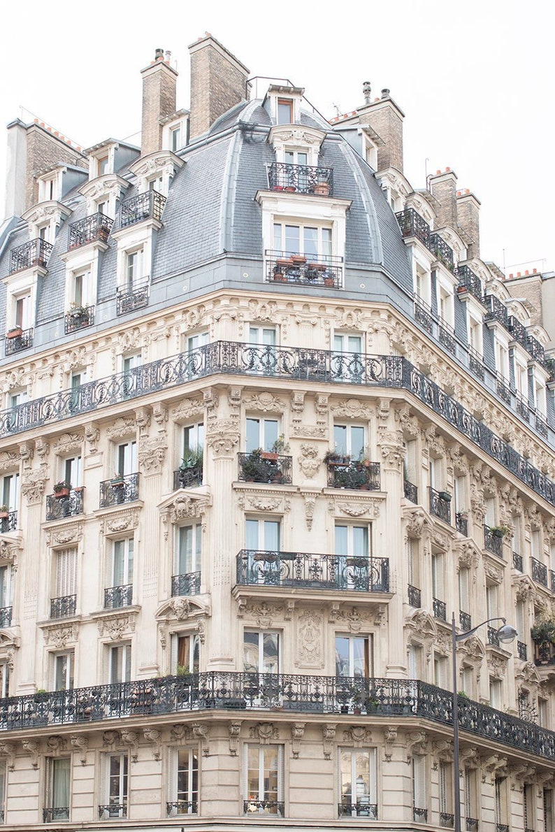 Paris Photography, Left Bank Parisian Balcony, Saint Germain des Prés, French Decor, Paris Wall Art, Paris Photography Print image 2