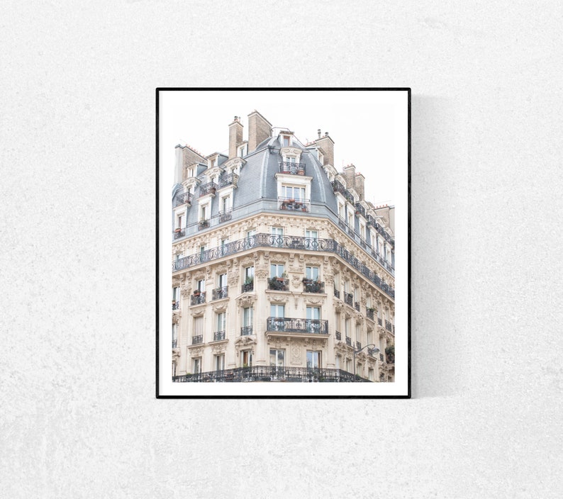 Paris Photography, Left Bank Parisian Balcony, Saint Germain des Prés, French Decor, Paris Wall Art, Paris Photography Print image 1