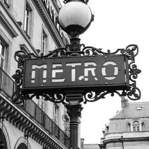 Paris Photography, Paris Metro at the Louvre, Red Paris Wall Art, Parisian Memories, Francophile Gift, Red Paris Metro Photo, Boys Room Art image 2