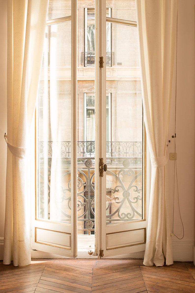 Paris Photography, Afternoon light in the Paris Apartment, Paris Photography Print, Parisian,French, Chasing Light, Gift for the Francophile image 2