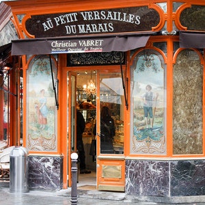 Paris Photography, Au Petit Versailles du Marais, Parisian Boulangerie, Paris, France, Paris bakery Francophile, paris decor, kitchen art