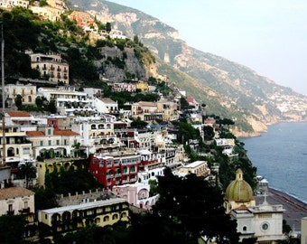 Italy Photograph, Positano, Amalfi Coast, Italy, Italian home decor, Italian Beach Photo, Positano Art, Honeymoon souvenir, bedroom wall art