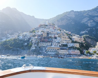 Positano Print, Amalfi Küste Fotografie, Italien Strand Kunst
