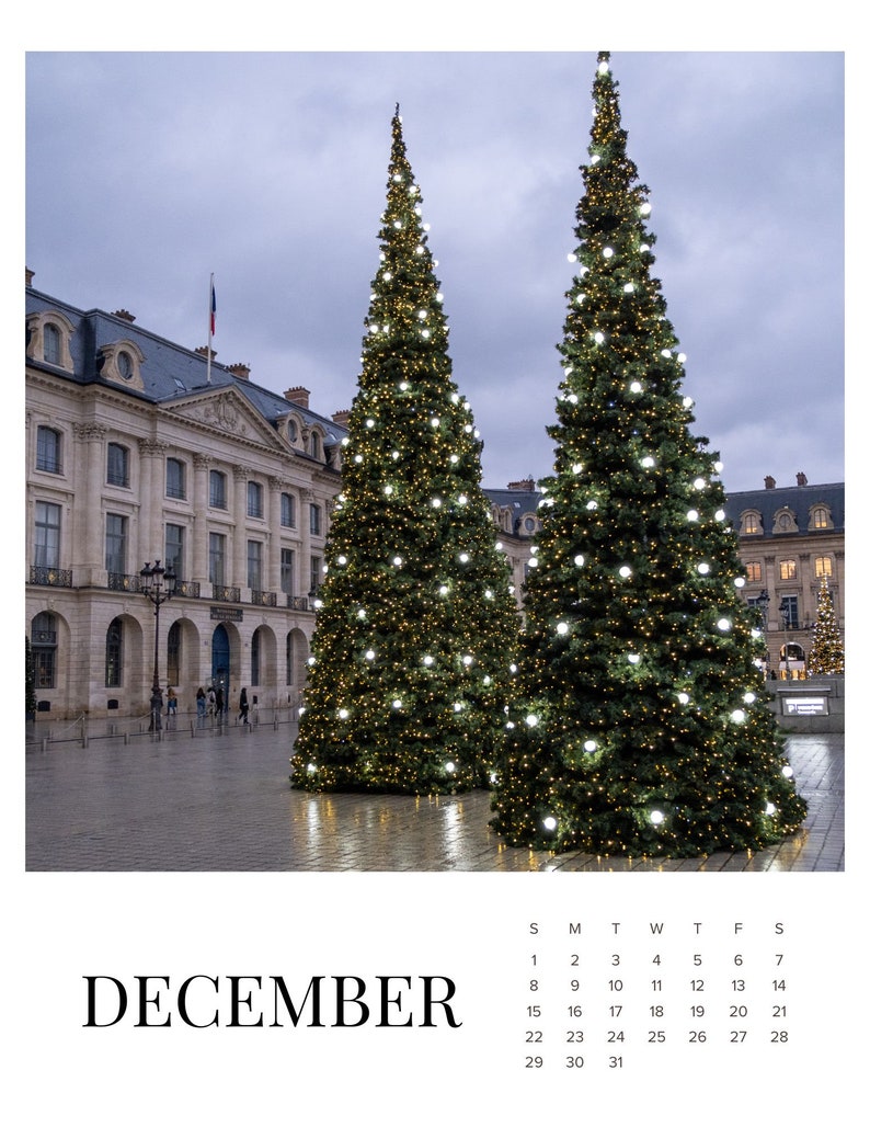 Paris Calendar, A Year in Paris Calendar 2024, Francophile Gift, Paris Through the Season, Rebecca Plotnick, Everyday Parisian, Holiday Gift image 5