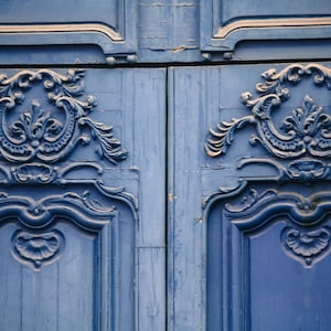 Paris Photography, Romantic Blue Doors in the Marais, Paris Door ,French Home Decor, Soft Blue, Paris Blue Wall Art, Paris Print