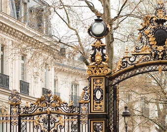 Paris Photography, Parc Monceau Fall Stroll, Paris in the Autumn, Paris Park, Paris Print, Parisian Apartment, Rebecca Plotnick