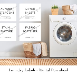 Printable Laundry Labels