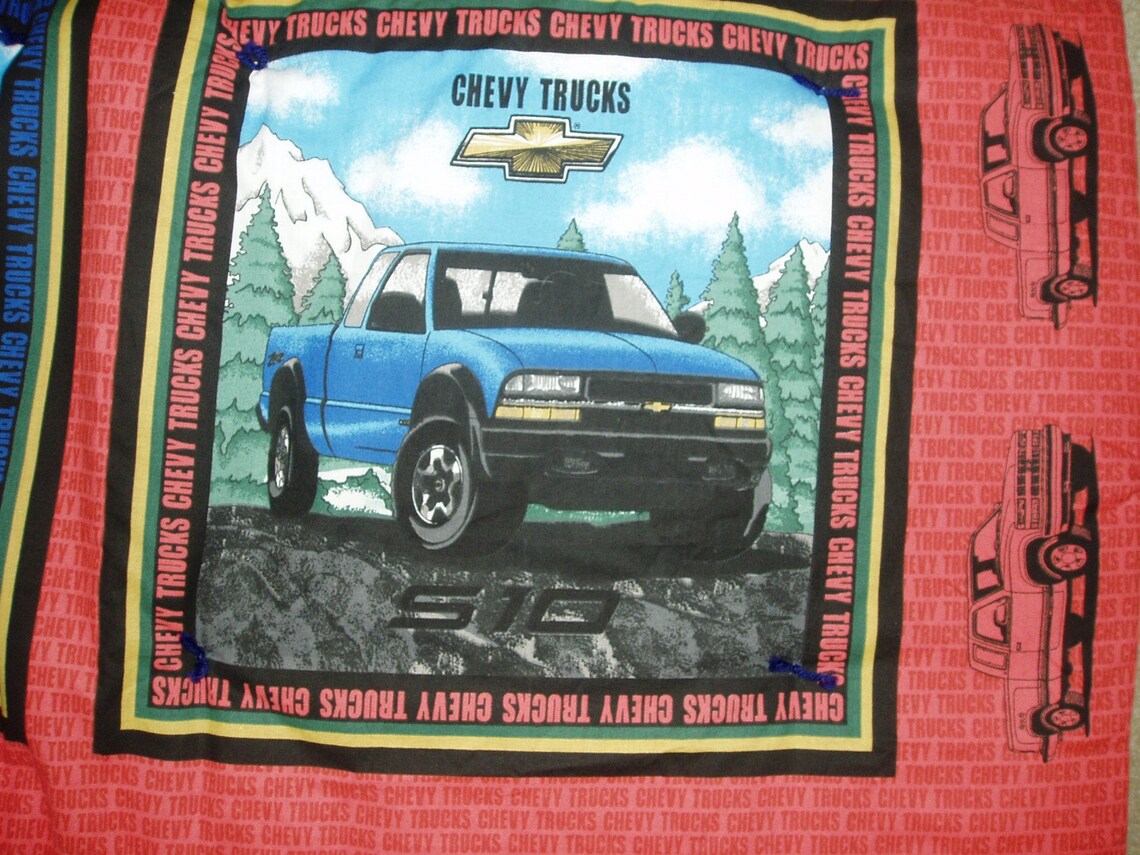 Chevy Truck Throw Quilt/Blanket Etsy