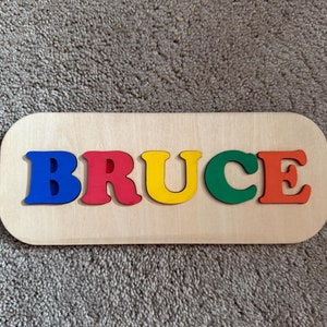 Personalized Name Puzzle