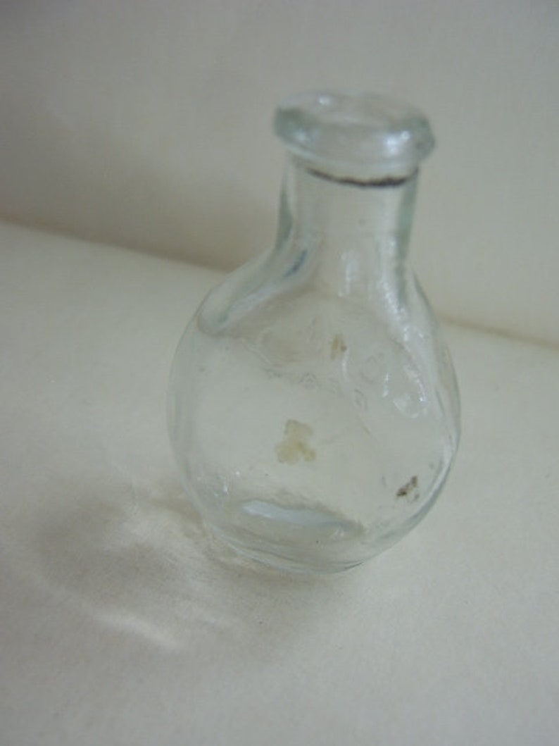 Glass Doll Bottle Old Style Etsy