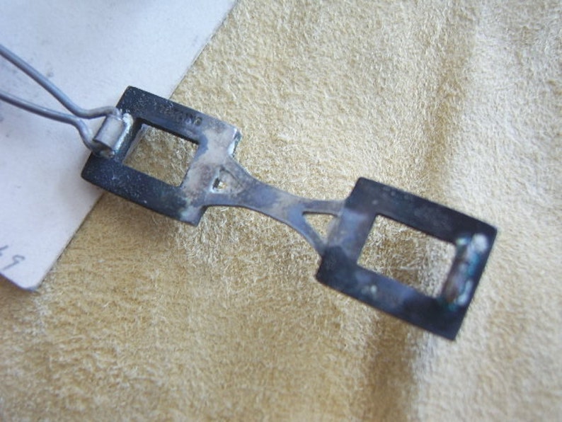 NOS 3 Sterling Ladies Barrettes or Hair Clips on original display card