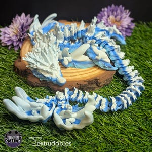 Articulated Sea Serpent Dragon | Ocean Dragon | Fantasy Dragons