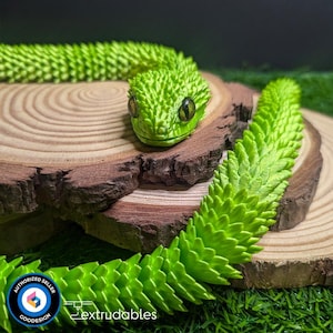 Articulated Rattle Snake | Bush Viper | Decorative Snake | Flexible Snake | Flexi Toys | Dragon Snake | Toy Snake