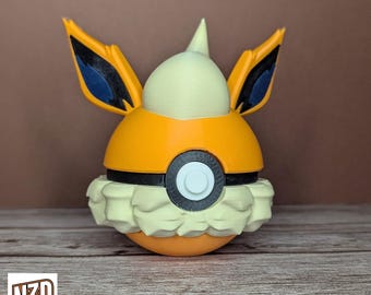 Flareon Character Ball | Pokeball Prop | Pokemon Monster Balls | Pokemon Fan Gift | Pokeball Pokemon Themed Character Balls