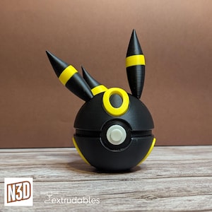 Bola de personaje Umbreon / Pokeball / Bolas de monstruo Pokémon / Regalo para fanáticos de Pokémon / Bolas de personaje temáticas de Pokeball Pokémon