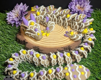 Large Articulated Easter Cookie Dragon | Easter Gift | 3D Printed Dragon