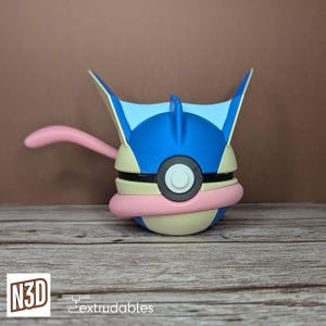 Poké Ball con temática de Greninja / Accesorio de Poké Ball / Monster Balls de Pokémon / Regalo para fans de Pokémon / Bolas de personajes con temática de Pokémon