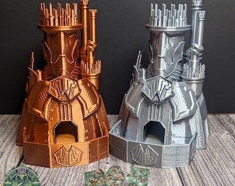 Warforged Dice Tower by Fates End – Precision Built for Epic Rolls | Dungeons and Dragons | Table Top Gaming Accessories