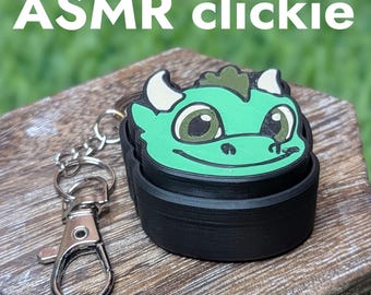 Dragon Mechanical Keyboard Fidget Keychain – Clicky DnD Monster ASMR Toy | Dungeons and Dragons | D&D Dice