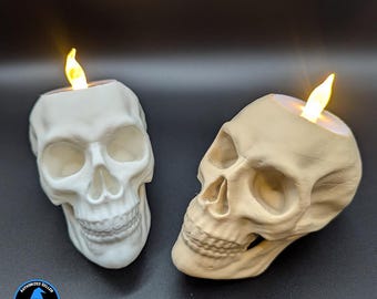 Skull Candles | Gothic Decorations | Candles | Gothic Tea Light Candle Holders