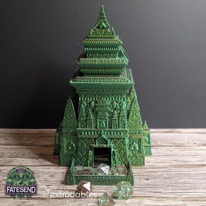 Monk Dice Tower by Fates End | Dungeons and Dragons | Table Top Gaming | Pathfinder | RPG