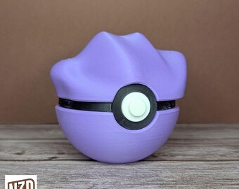 Ditto-Themed Character Poké Ball | Pokeball Prop | Pokemon Monster Balls | Pokemon Fan Gift | Pokemon Themed Character Balls