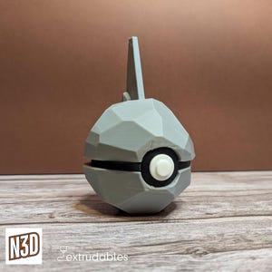 Bola de personaje Onix / Pokeball / Bolas de monstruo Pokémon / Regalo para fanáticos de Pokémon / Bolas de personaje temáticas de Pokeball Pokémon