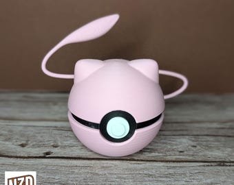 Mew-Themed Character Poké Ball | Pokeball Prop | Pokemon Monster Balls | Pokemon Fan Gift | Pokemon Themed Character Balls