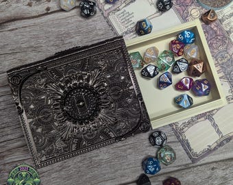 Artificer Tome Dice Vault and Dice Tray by Fates End | Dice Storage | Dungeons and Dragons | Deck Holder