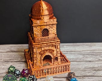 Sand Citadel Dice Tower | Dungeons and Dragons | Table Top Gaming | Pathfinder | RPG