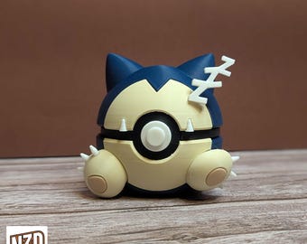 Snorlax Character Ball | Pokeball | Pokemon Monster Balls | Pokemon Fan Gift | Pokeball Pokemon Themed Character Balls